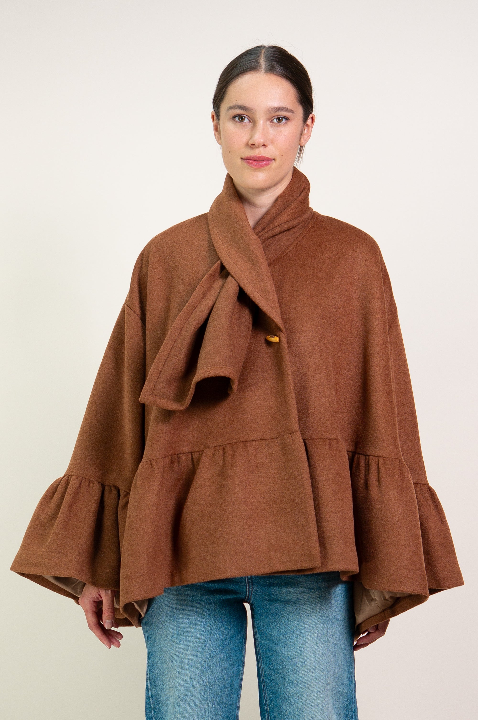 Dzidra Wool Cape