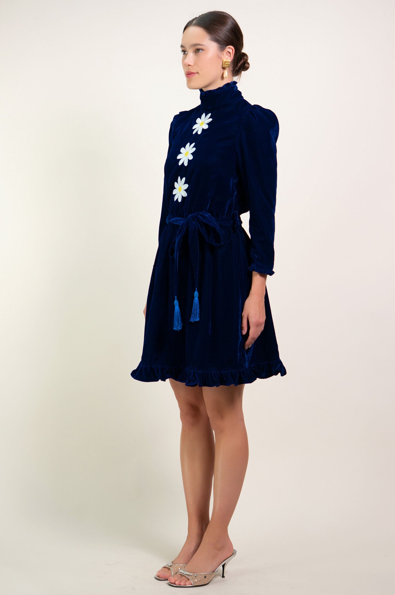 Daisy Velvet Dress