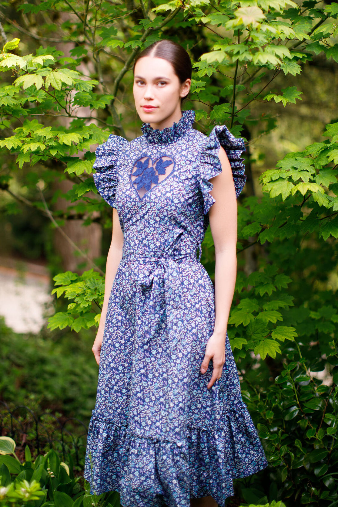 Floral "Sirsna" Heart Dress