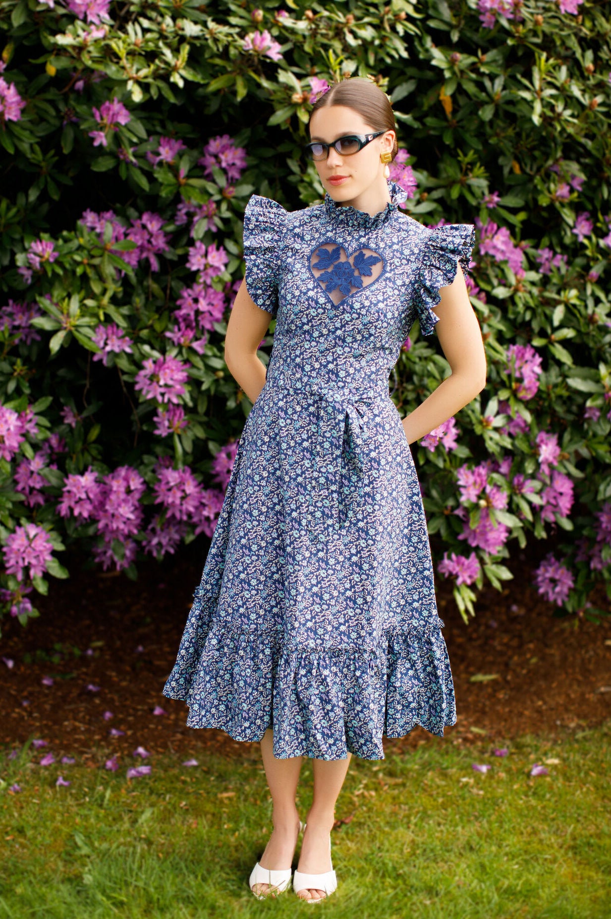 Floral "Sirsna" Heart Dress