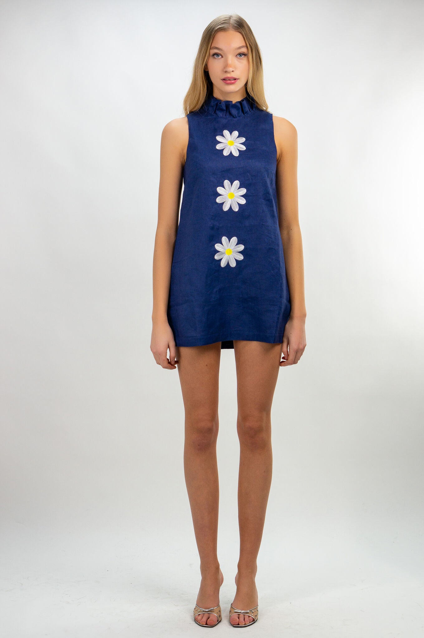 Linen Daisy Dress