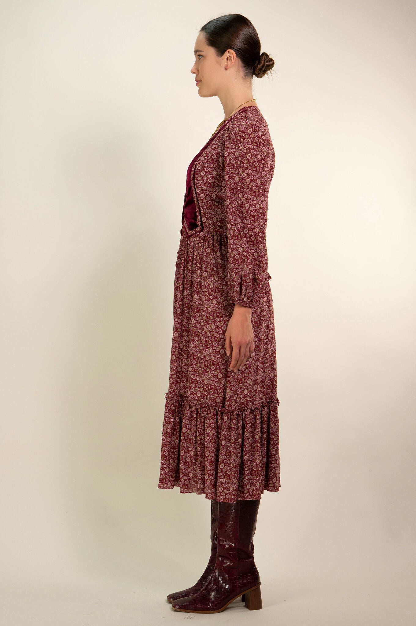 Antique Floral Sofija Dress