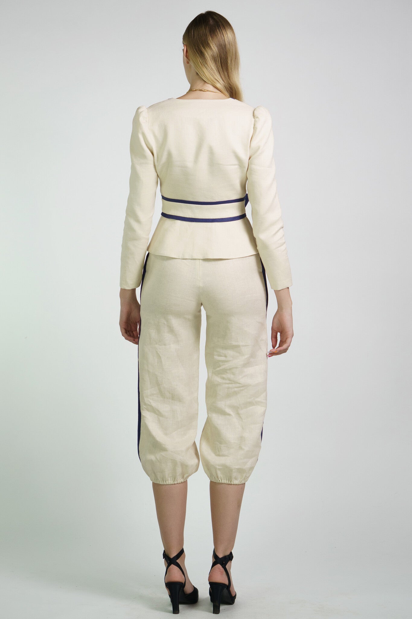 Cream Linen Anais Jacket