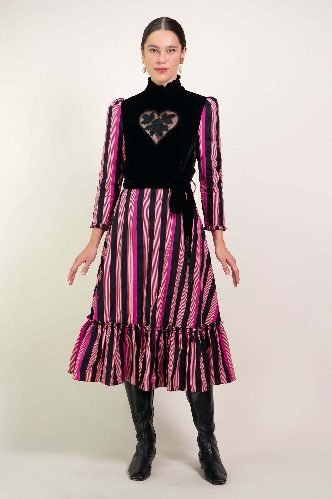 Pink Stripe "Sirsna" Dress