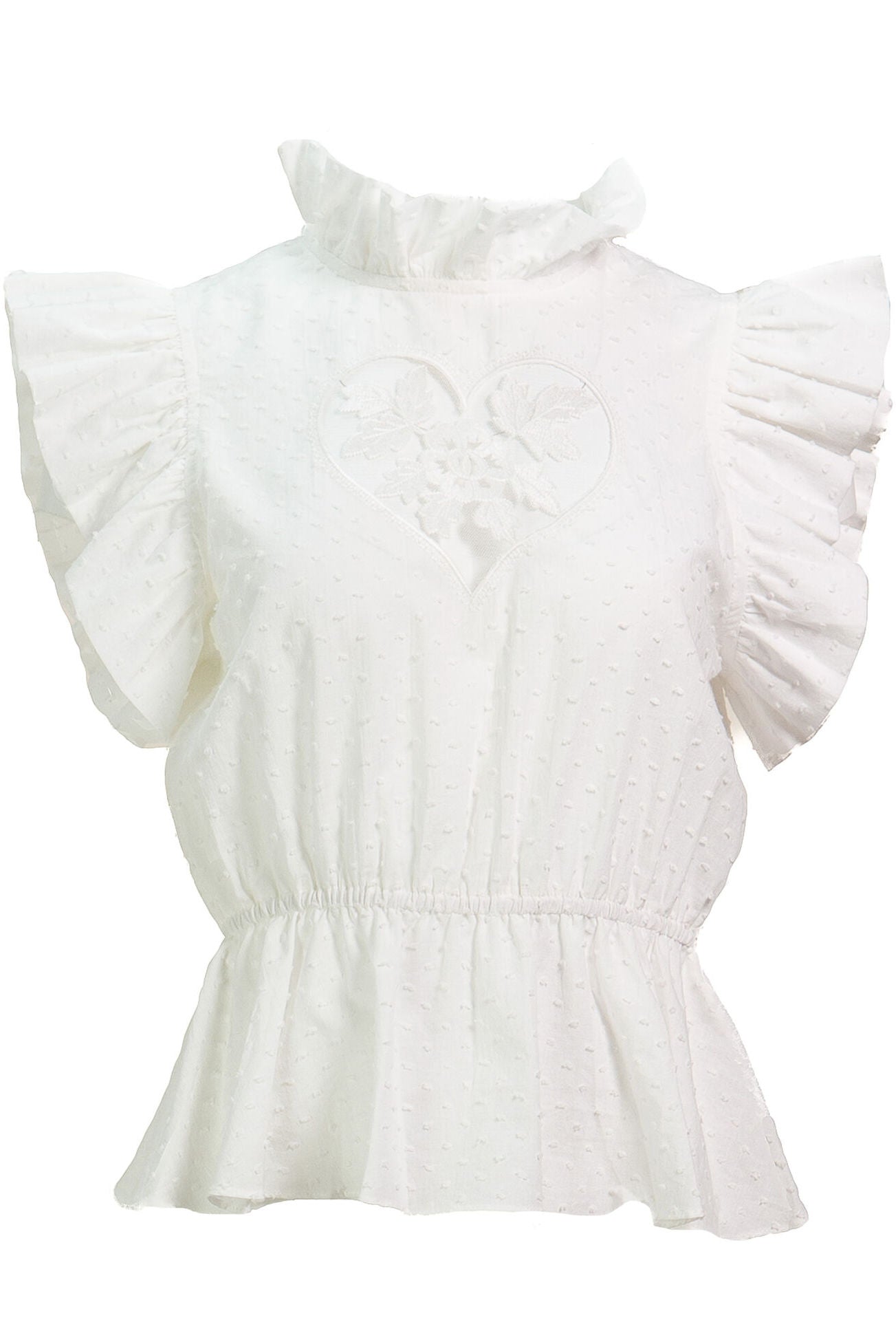 White Heart &quot;Sirsna&quot; Top