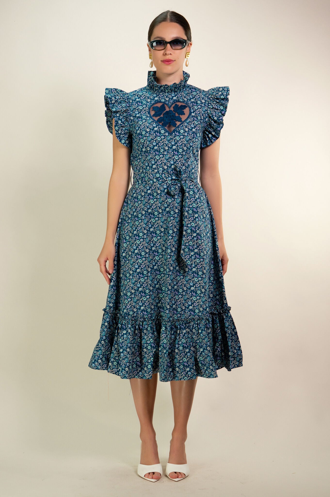 Floral "Sirsna" Heart Dress