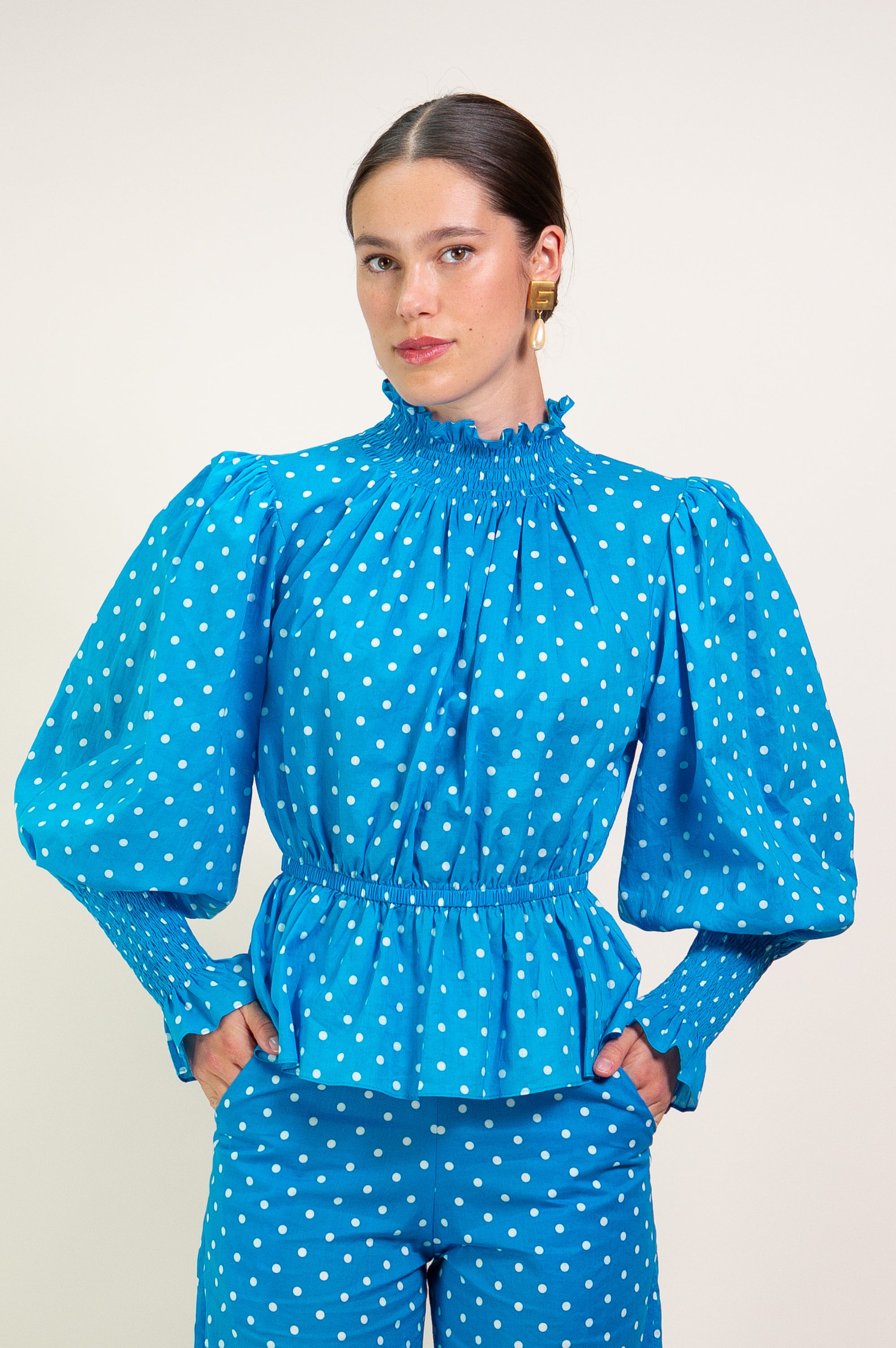Zanna Dot Blouse