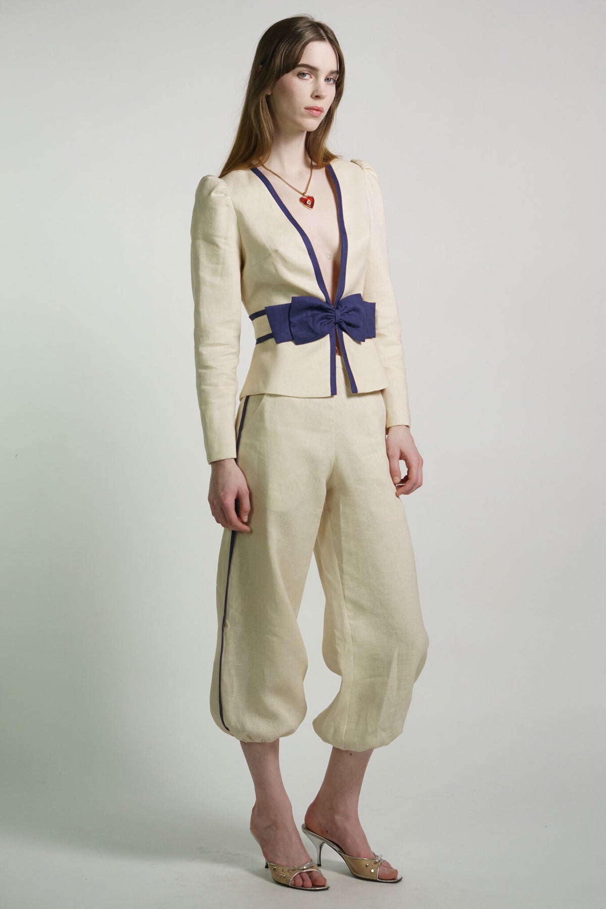 Cream Linen Anais Jacket