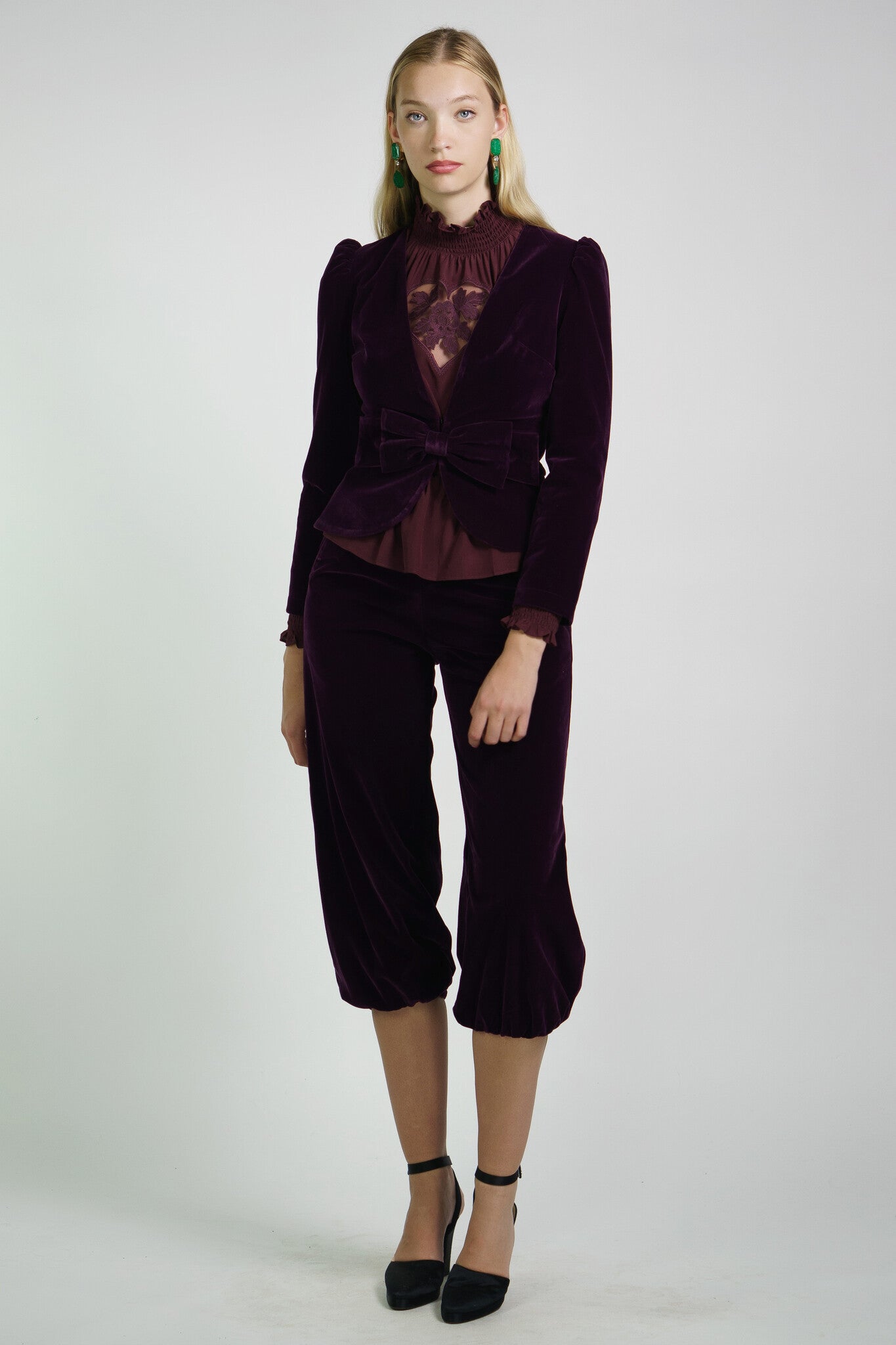 Plum Velvet "Bel Age" Pants