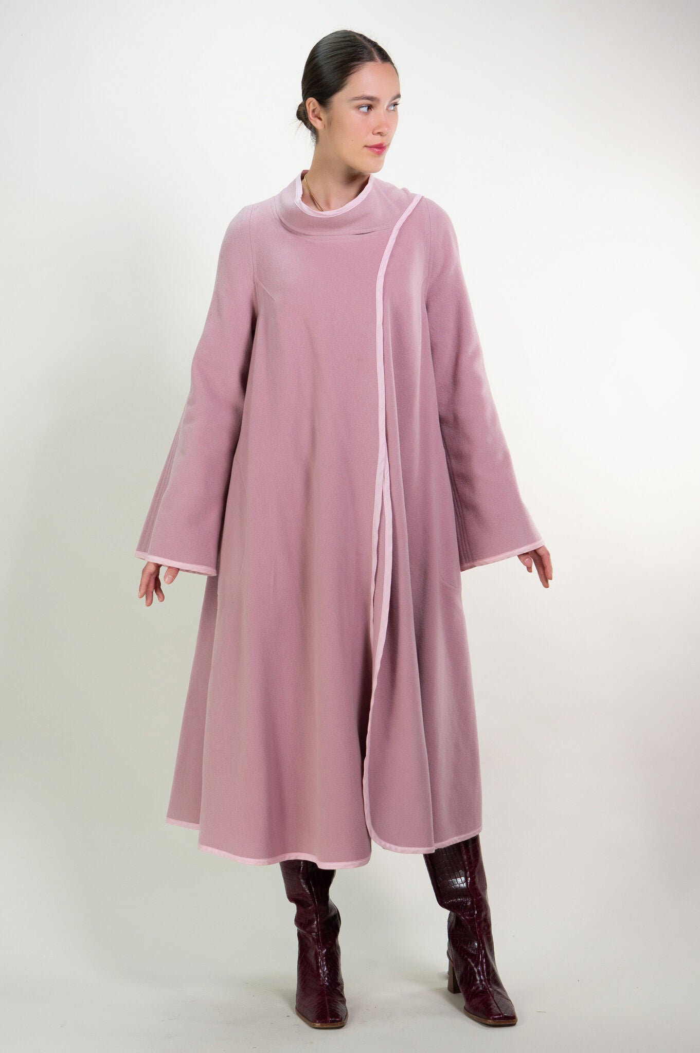 Blush Wool Alma Coat