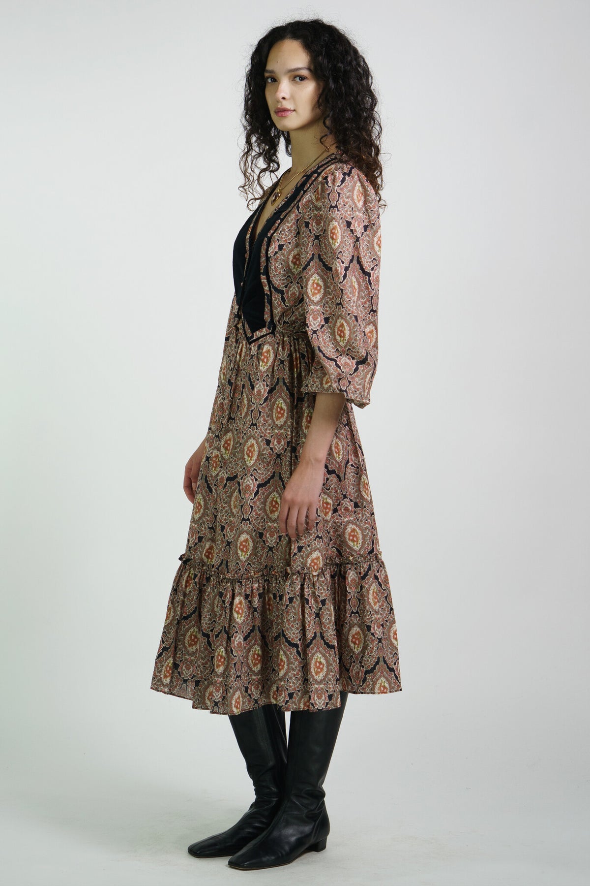 Antique Paisley Sophia Dress