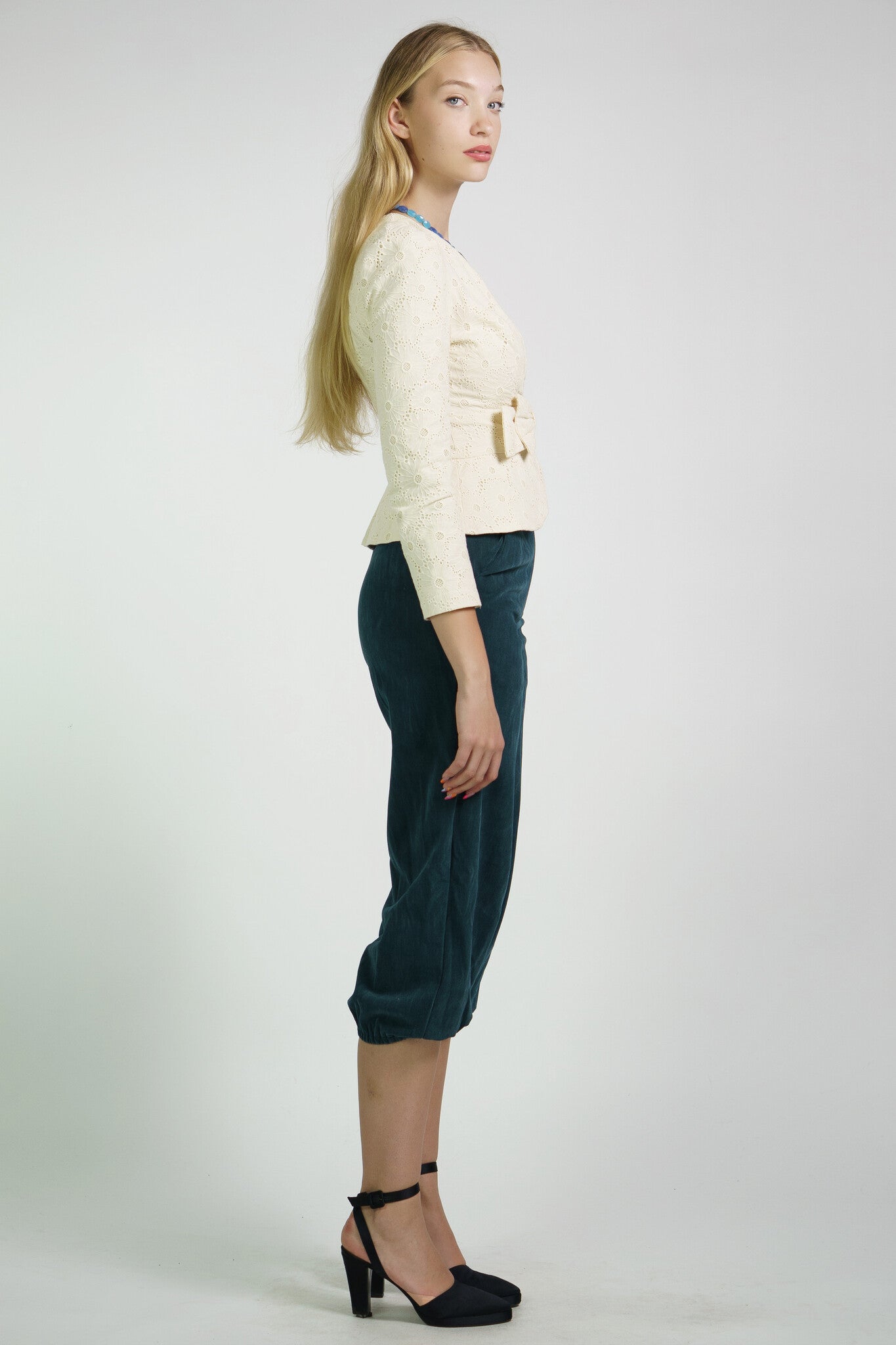 Cream Eyelet Anais Jacket