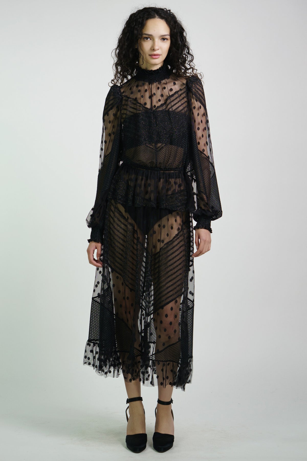 Sheer Dot Astra Skirt