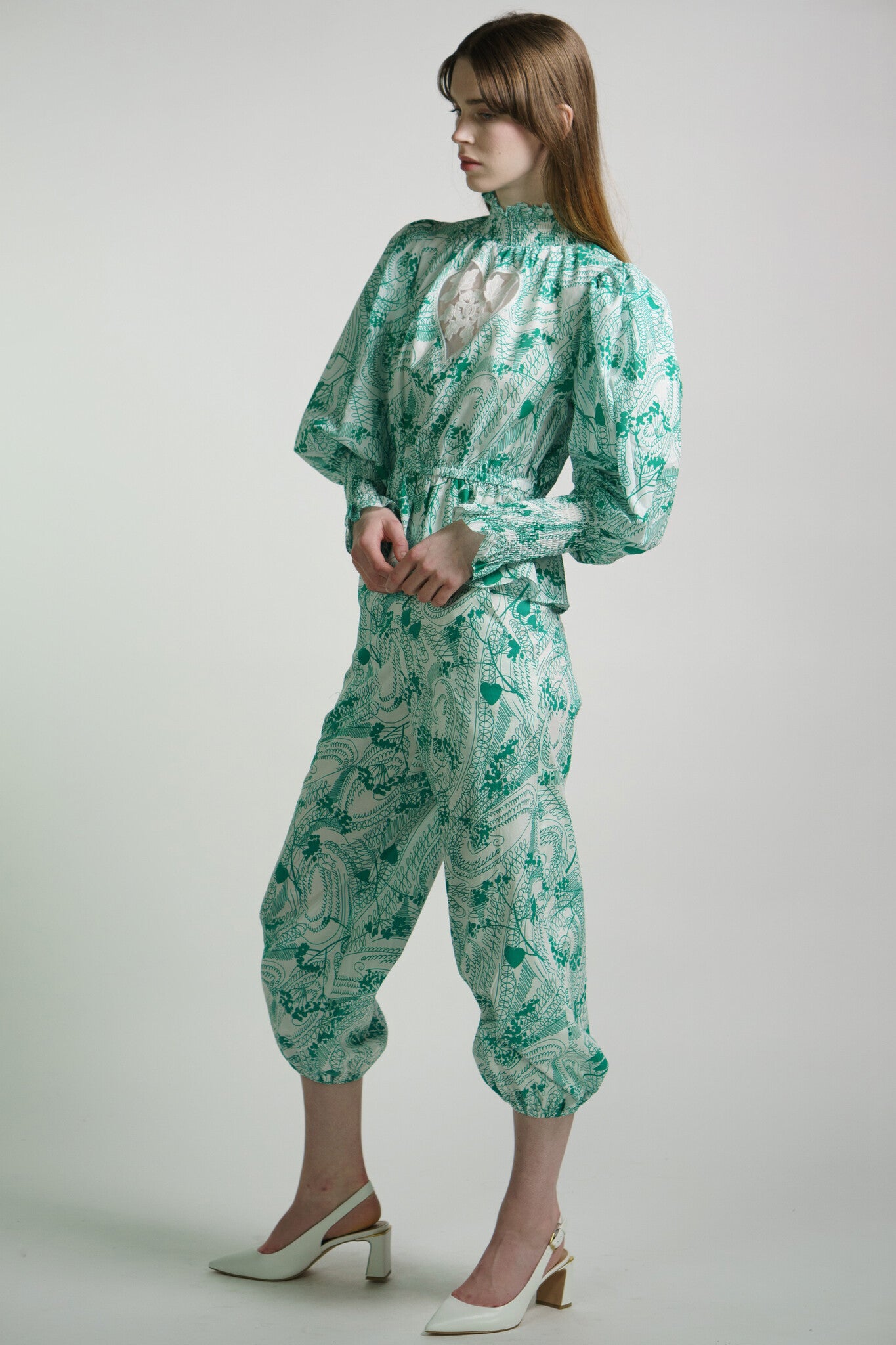 Scroll Print Sirsna Top