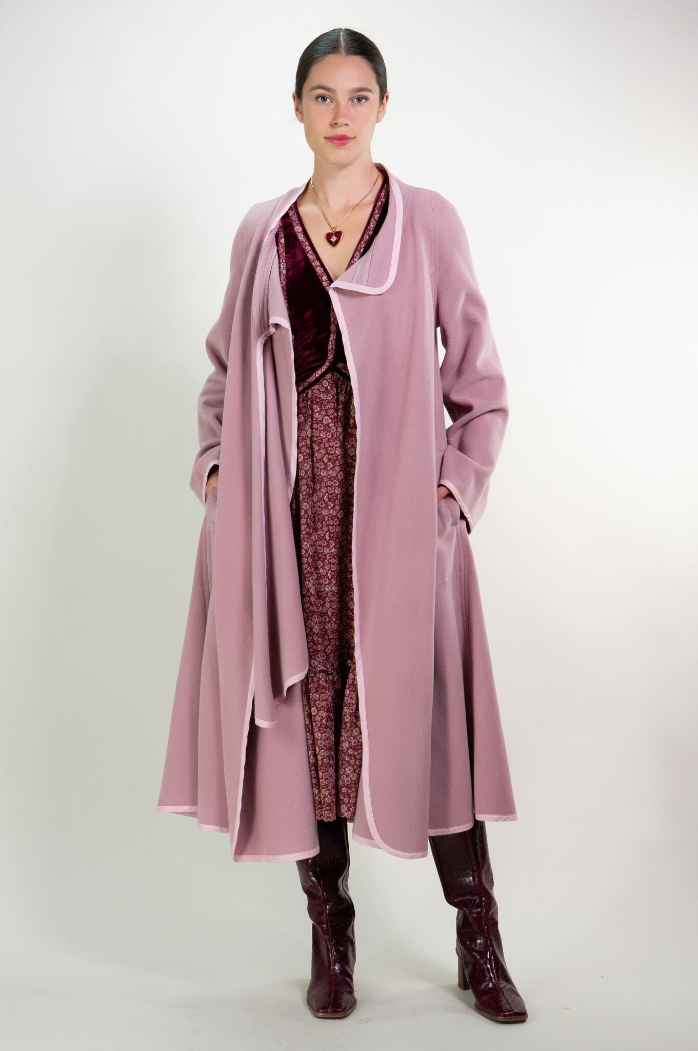 Blush Wool Alma Coat