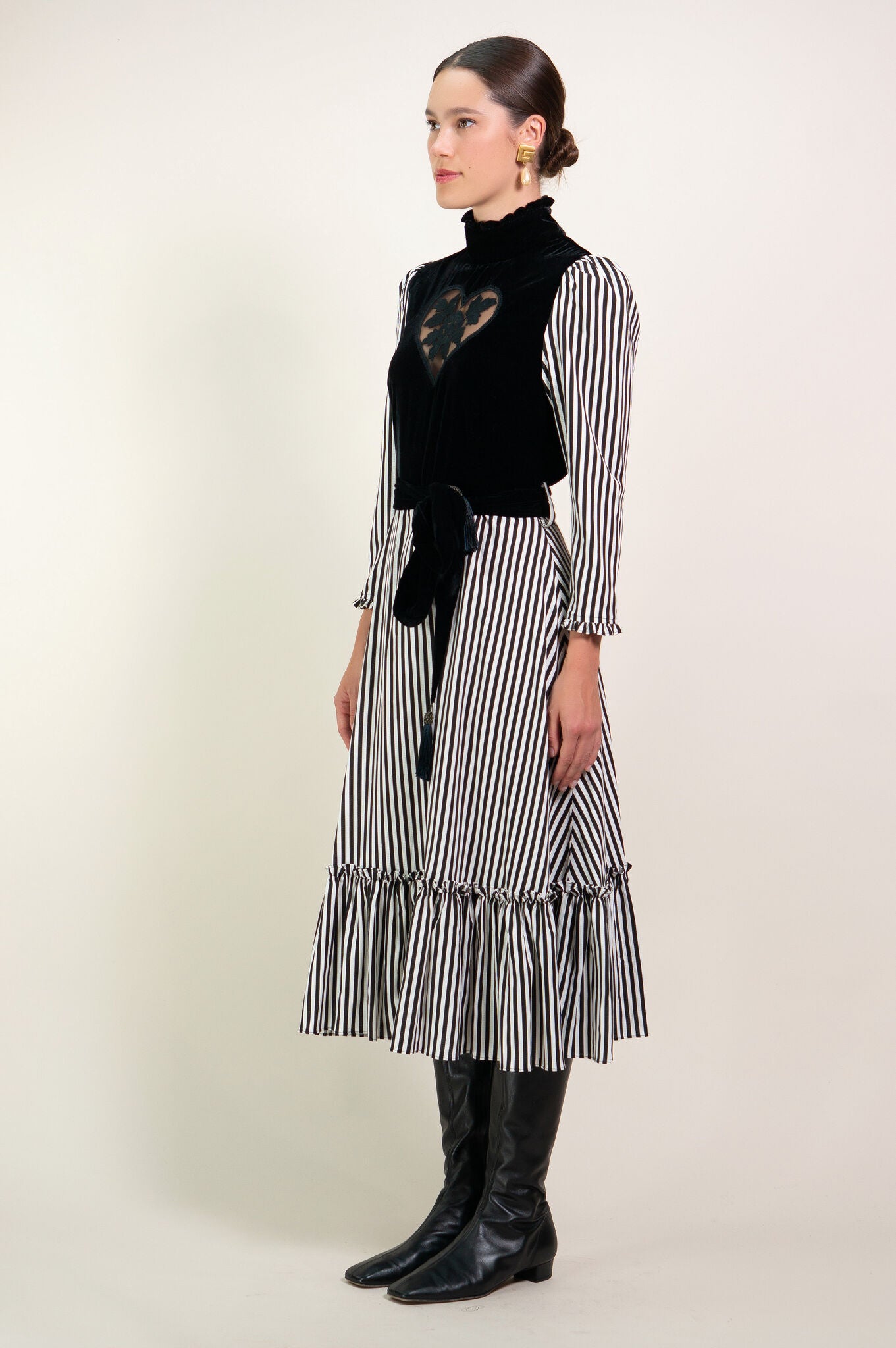 Stripe Sirsna Heart Dress