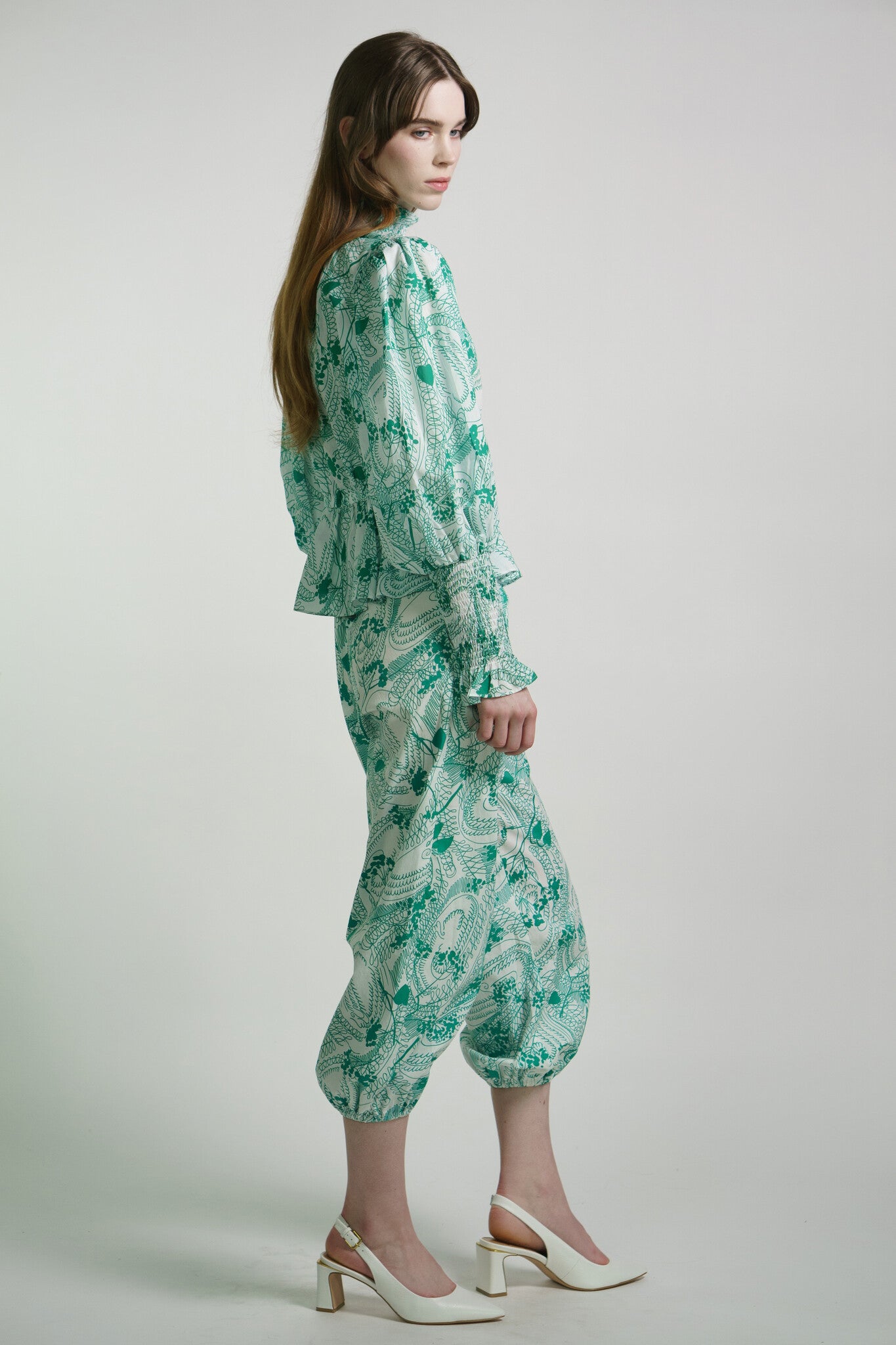 Scroll Print Sirsna Top