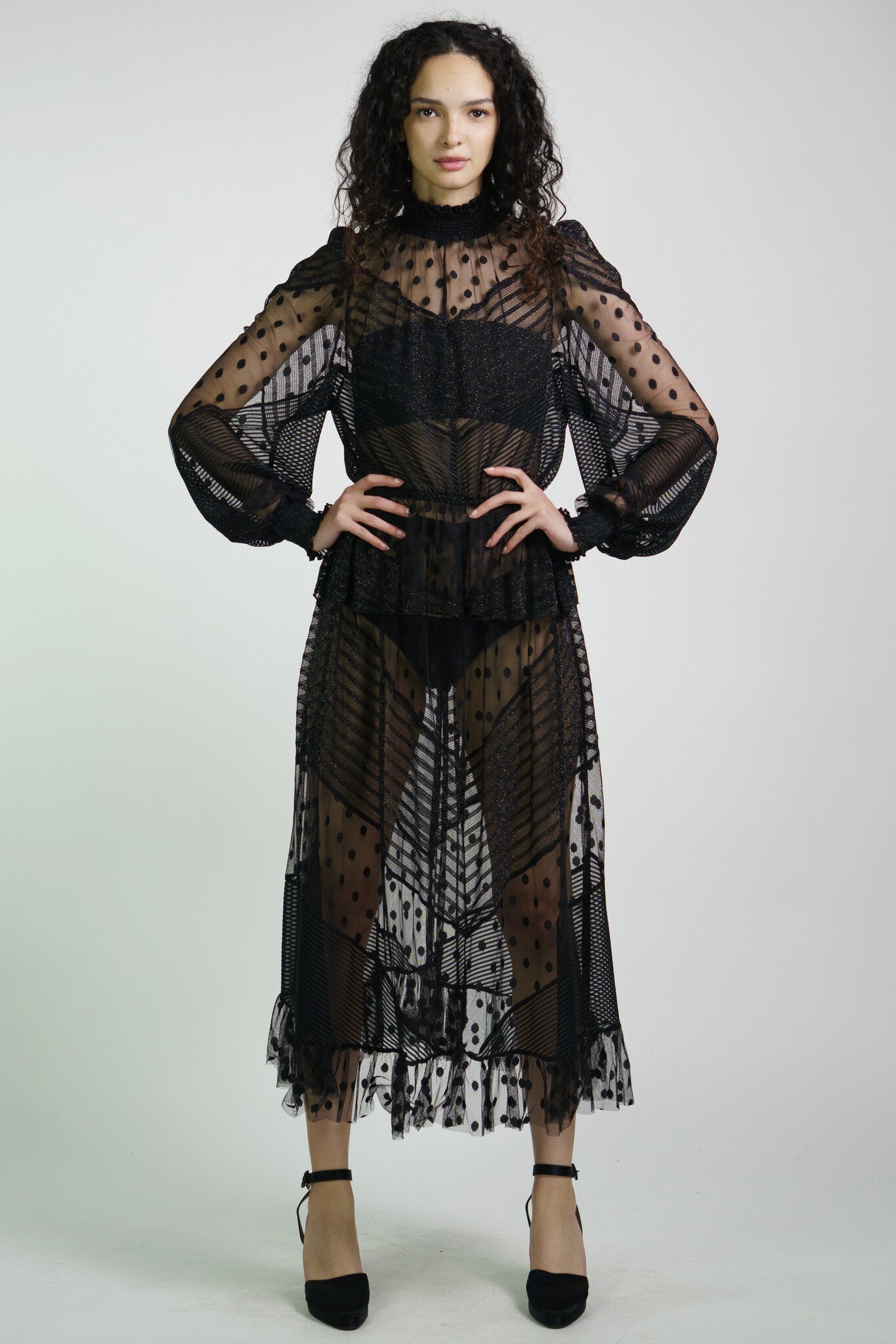 Sheer Dot Astra Skirt