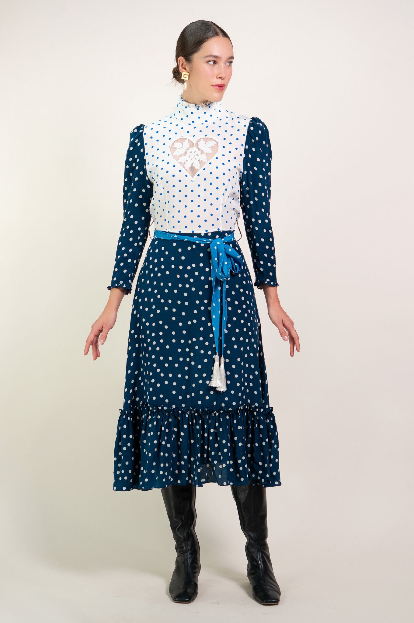 Polk-a-dot Heart "Sirsna" Dress