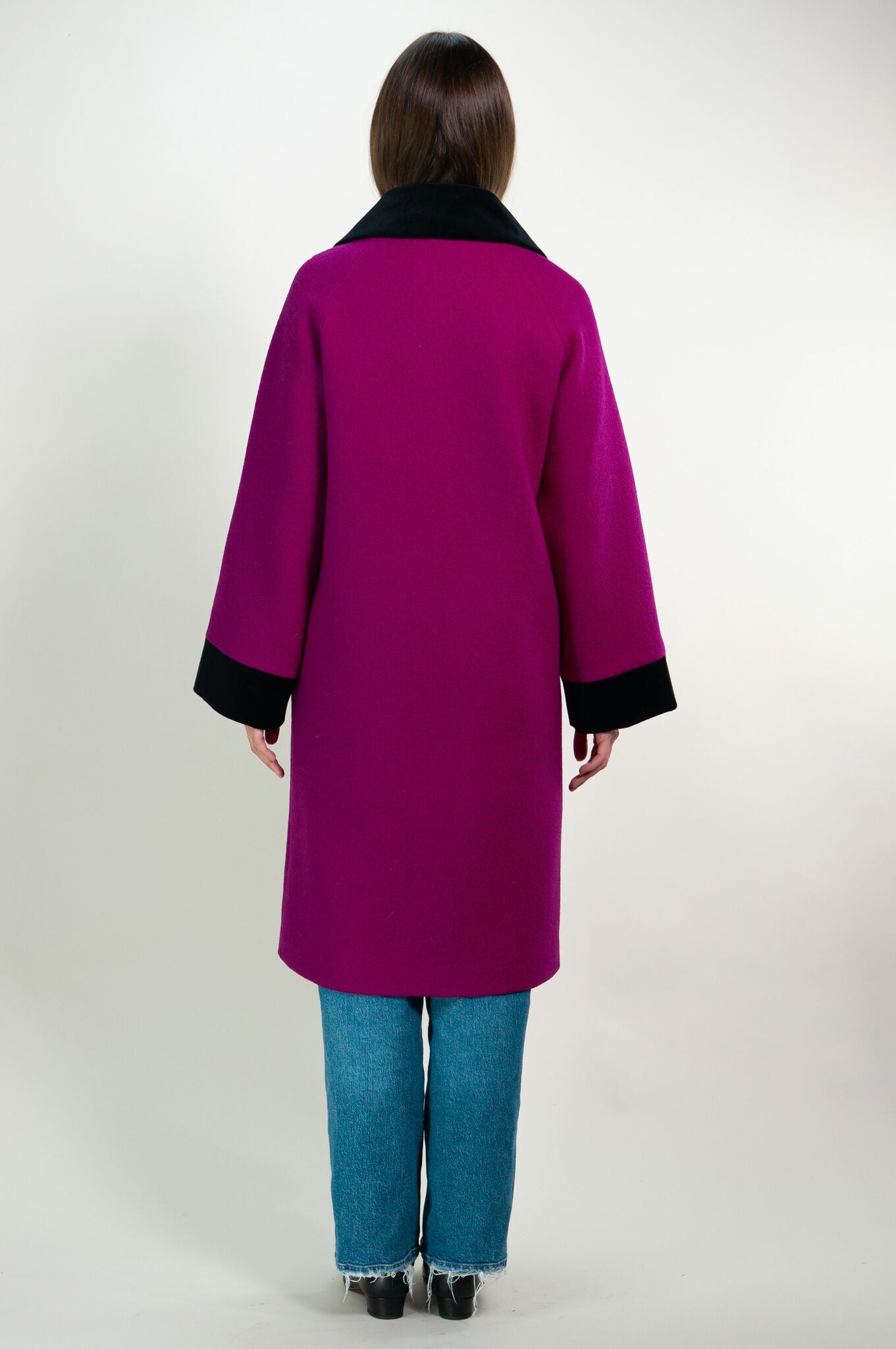 Magenta Deneuve Coat