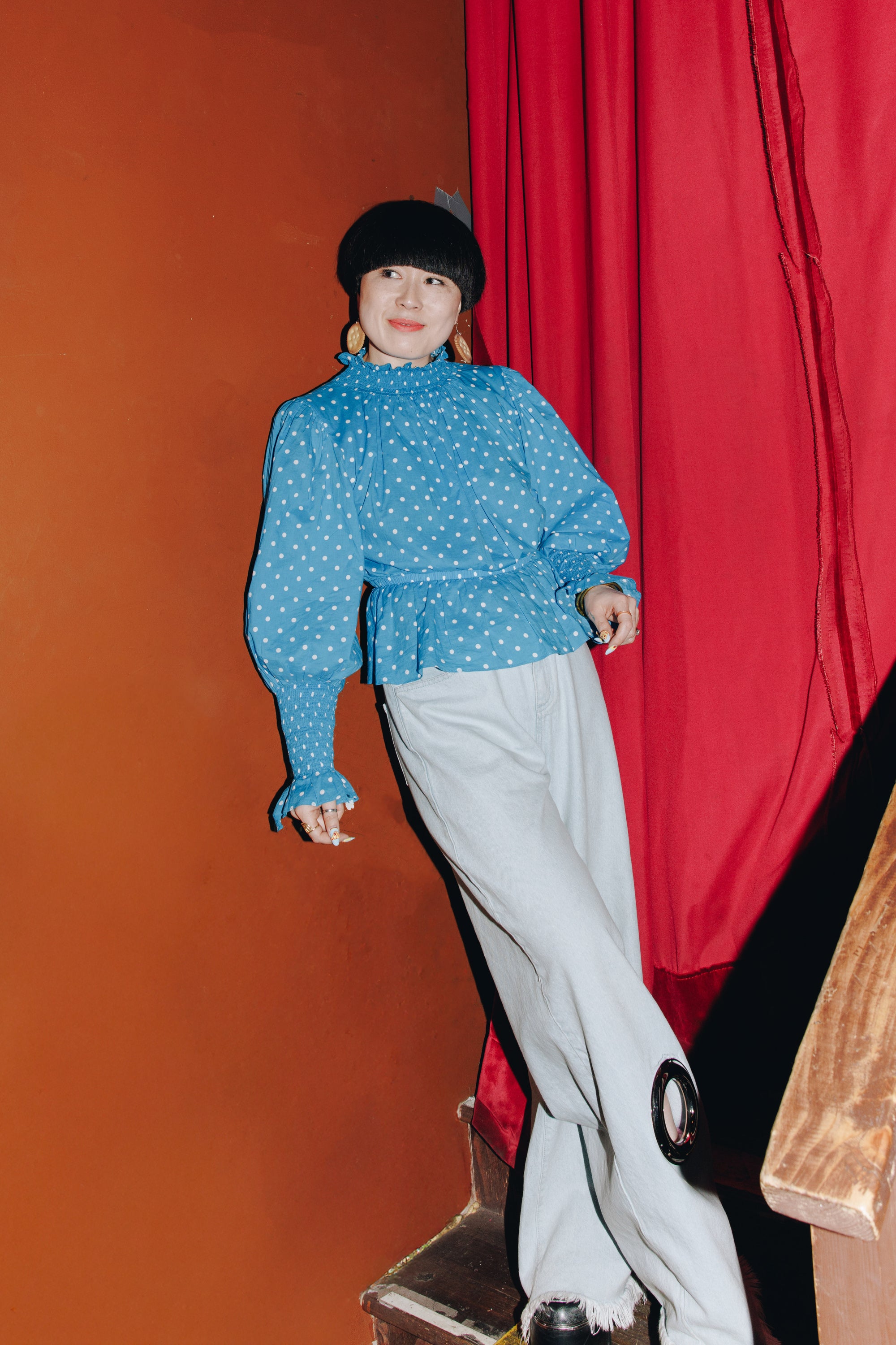 Zanna Dot Blouse