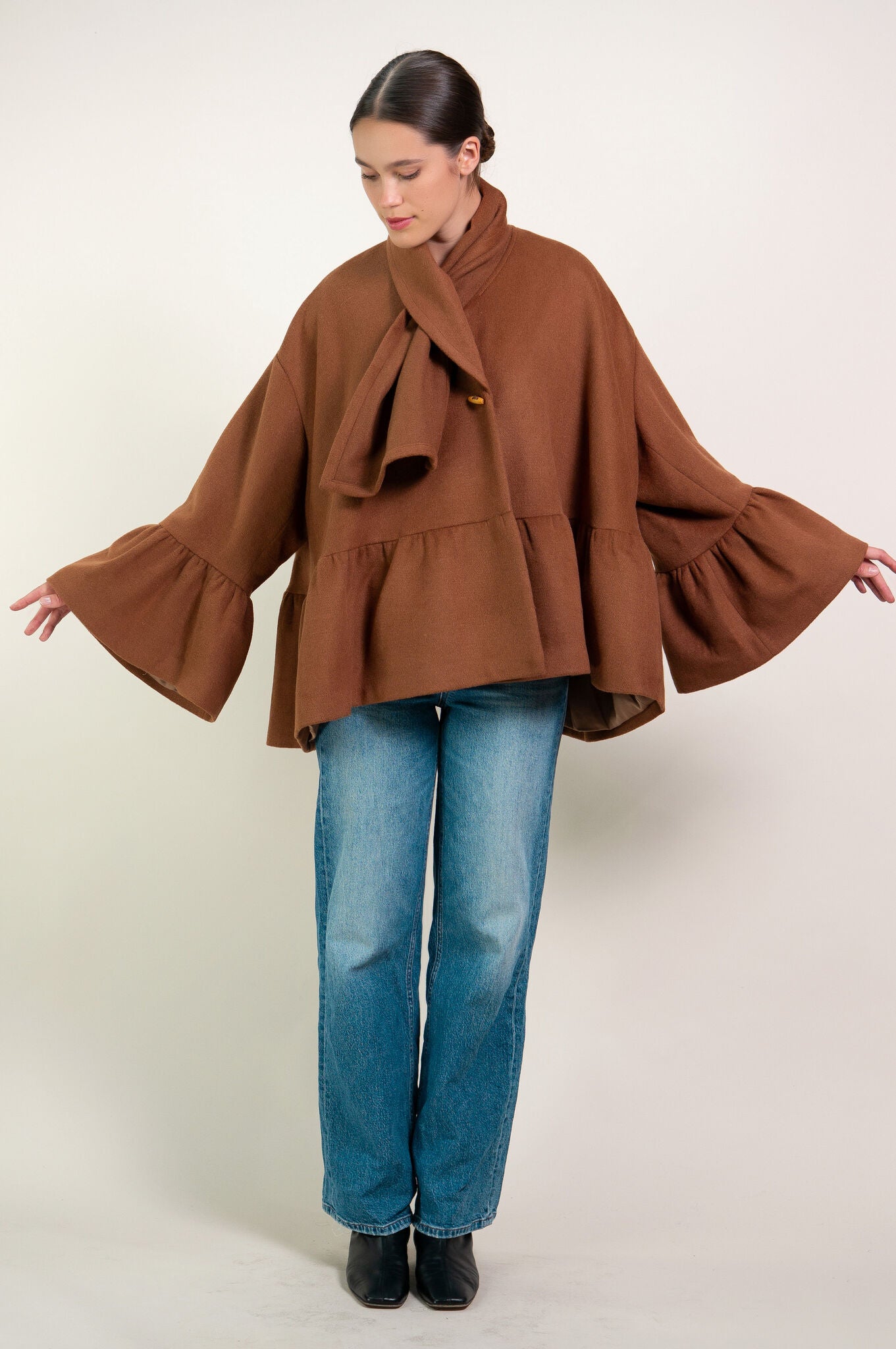 Dzidra Wool Cape