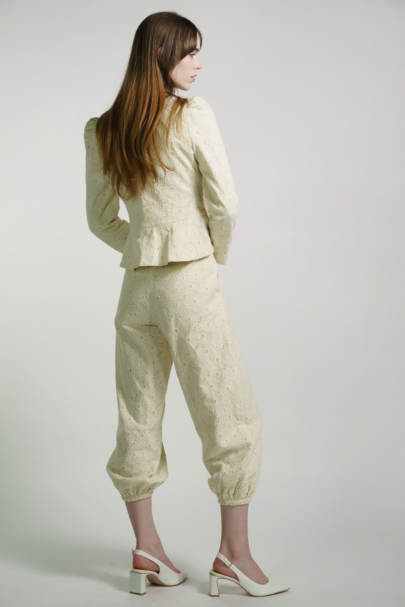 Cream Eyelet Anais Jacket