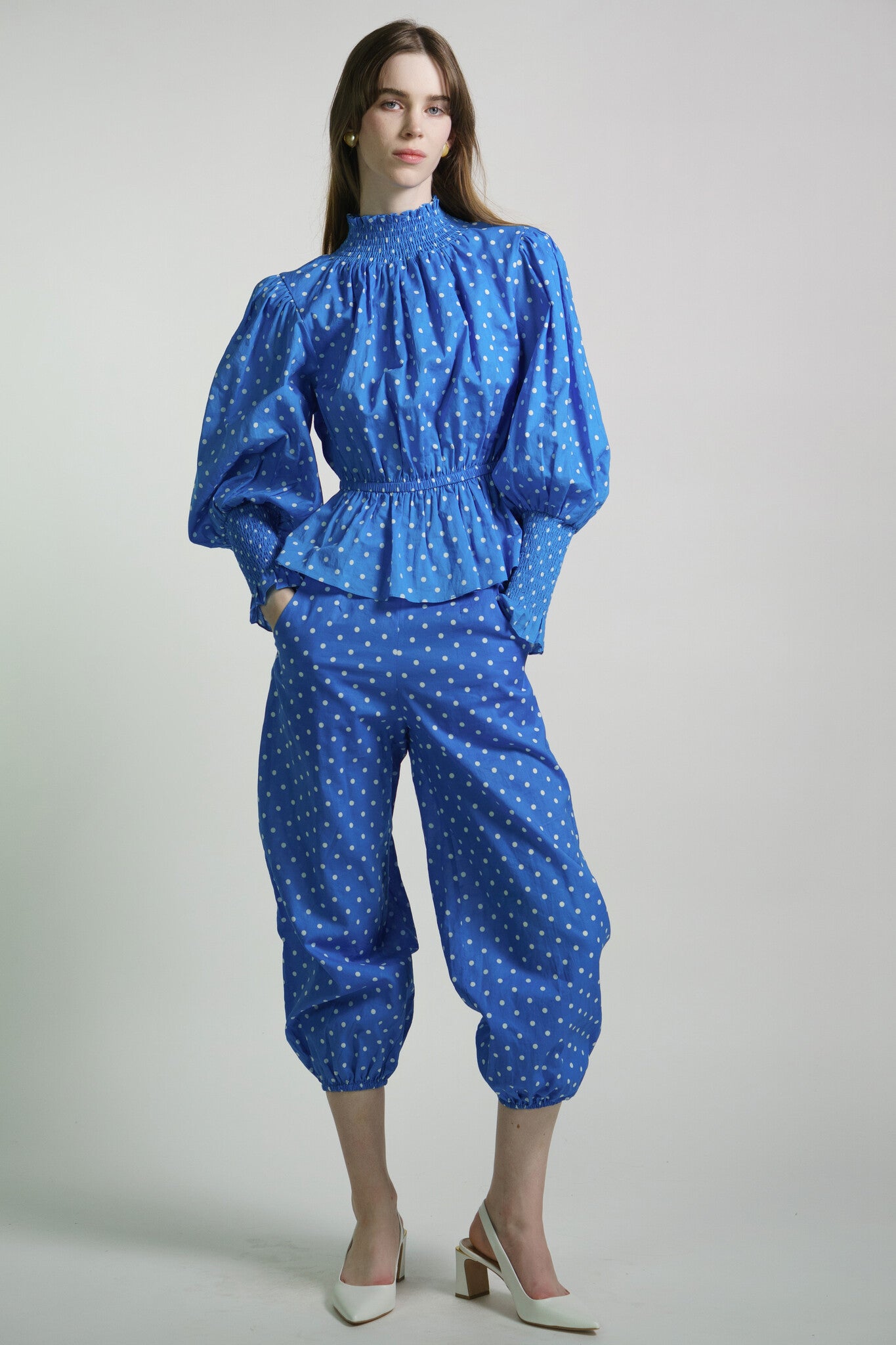 トップス T. japan dot blouse Zanna Dot Blouse – Kristinit