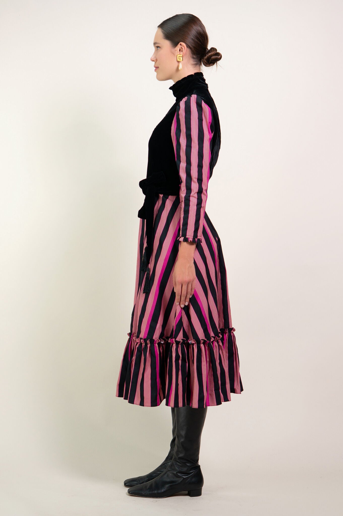 Pink Stripe "Sirsna" Dress