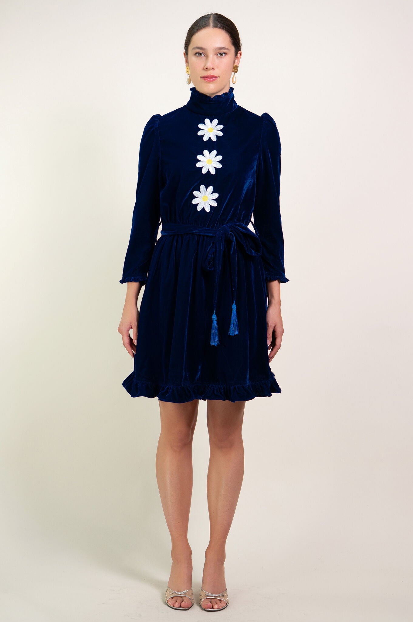 Daisy Velvet Dress