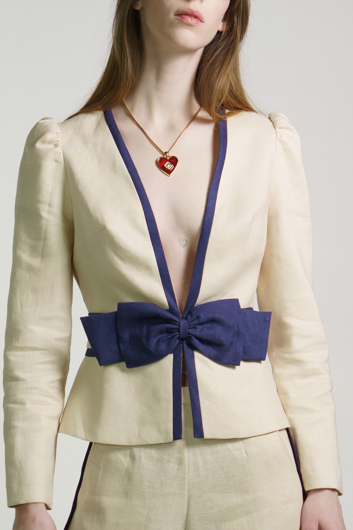 Cream Linen Anais Jacket